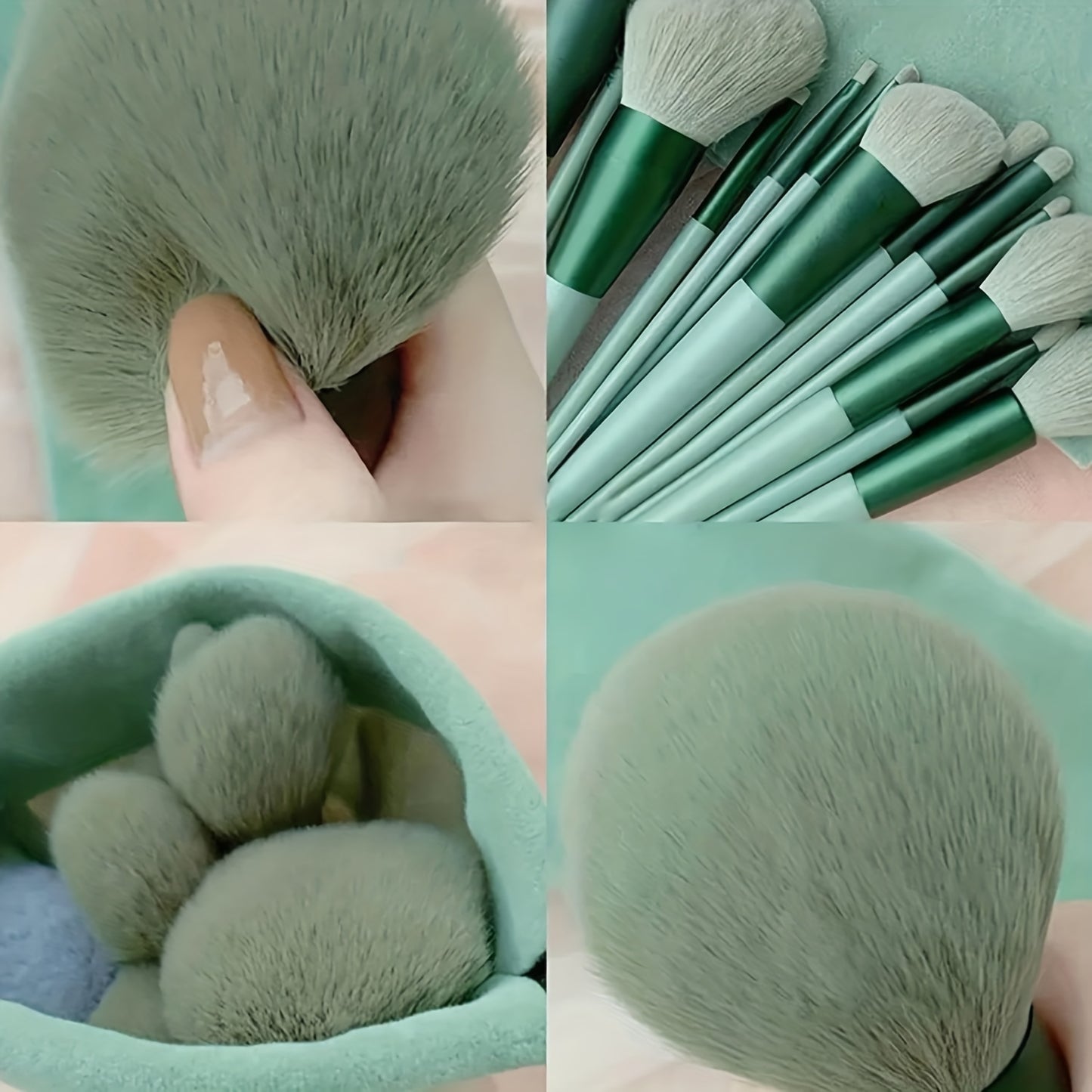 Beauty Tools
13Pcs Makeup Brushes Soft Fluffy Professional Foundation Blush Powder Eyeshadow Kabuki Blending Makeup Brush Beauty Tools Valentine's Day Birthday Gift