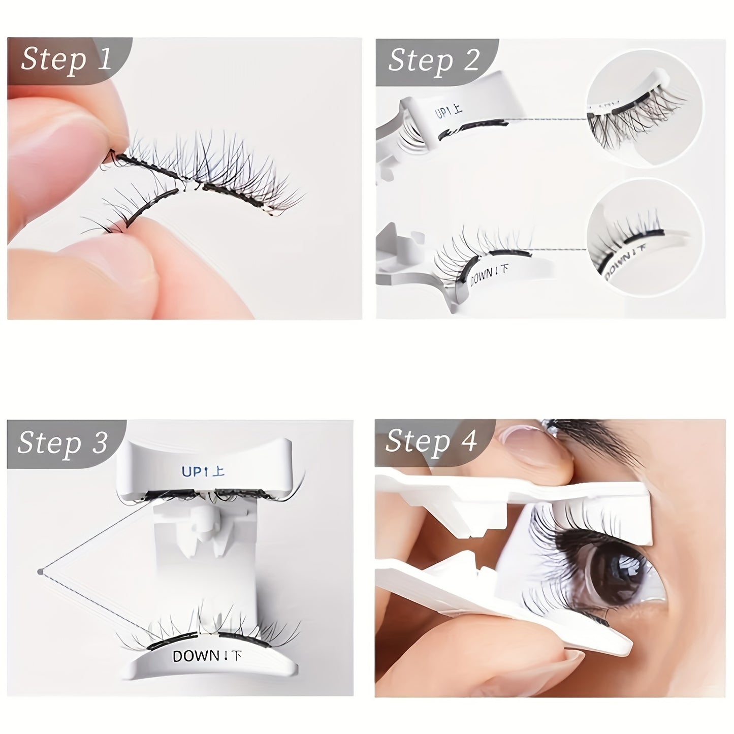 False Eyelashes
Fnaccss Magnetic False Eyelash Set | Hypoallergenic Pair of Reusable Lashes with Professional Eyelash Applicator | Premium Magnetic Lashes Gift Box for Party and Fashion Use