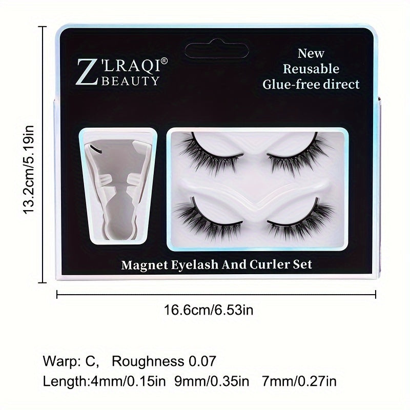 False Eyelashes
Magnetic Eyelashes With A Clip, False Eyelash Set, Glue-free, Comfortable And Safe, Eyelash Extension Easy To Use, Natural Look
