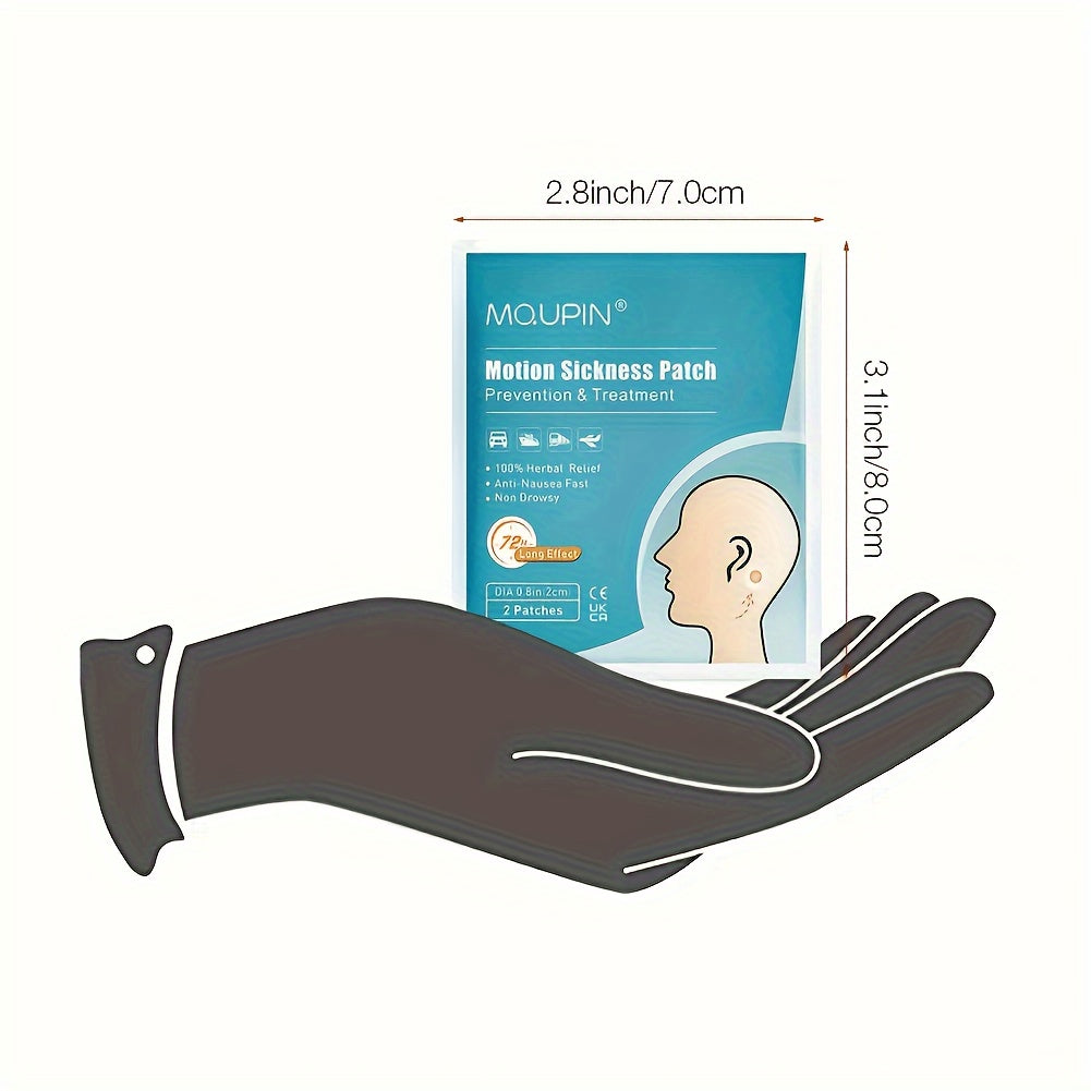 Beauty Tools
20pcs Motion Sickness Patches - Fast Acting - Relieves Vomiting, Nausea, Dizziness, Suitable For Cars, Ships, Airplanes, Travel, Anti Nausea Patches