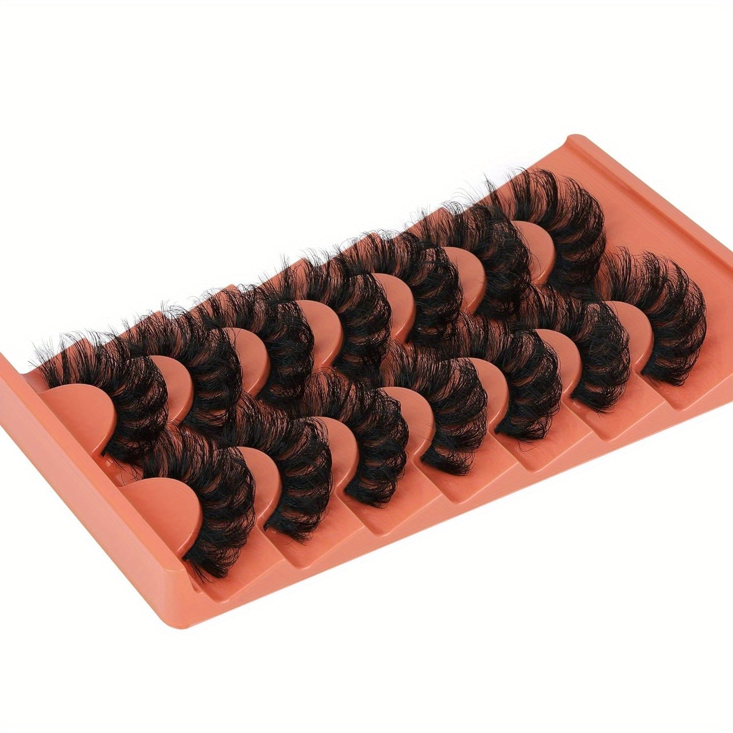 False Eyelashes
Faux Mink False Eyelashes, Fluffy Fake Eyelashes, 20mm, Thick Full Volume, Wispy Lashes, 8D Volume Curly Fake Eyelashes, 7 Pairs Multipack Eyelashes
