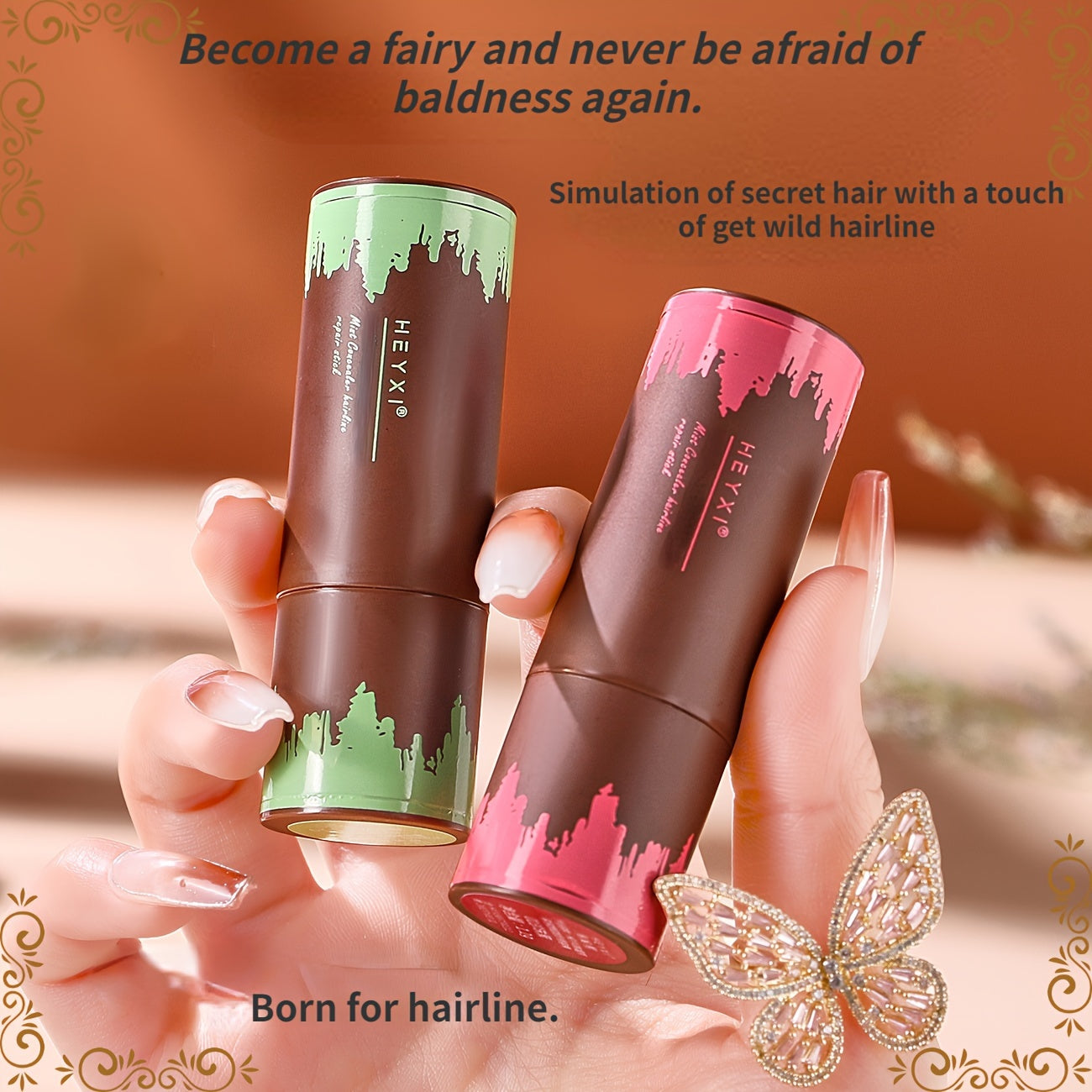 Hair Care
Waterproof & Sweat-Proof Hairline Shadow Powder - Instantly Conceals Roots, Natural Look With Plant Squalane, Unisex Eyebrow Powder Waterproof with Plant Squalane