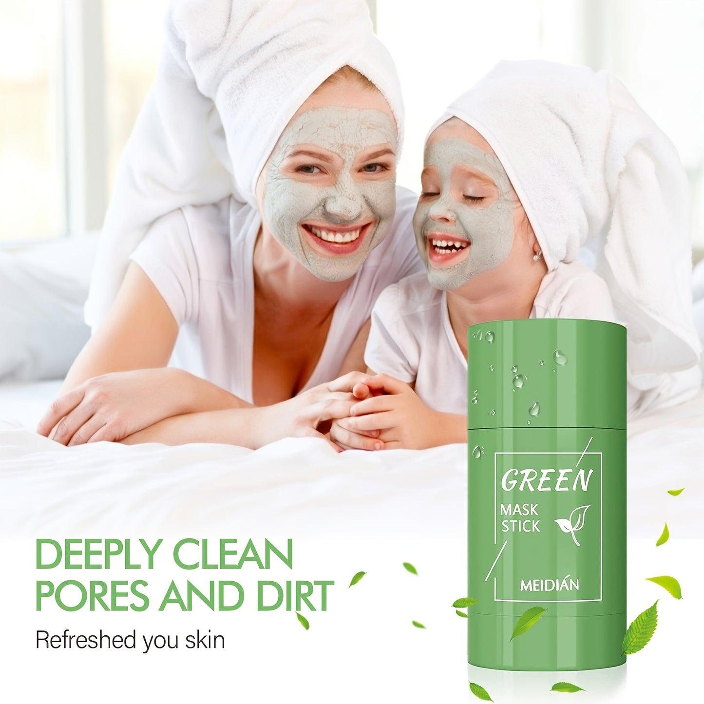 Facial care
Green Tea Mask Stick - Deep Cleansing and Oil Control for All Skin Types - Moisturizes, Tightens, Perfect for Men and Women