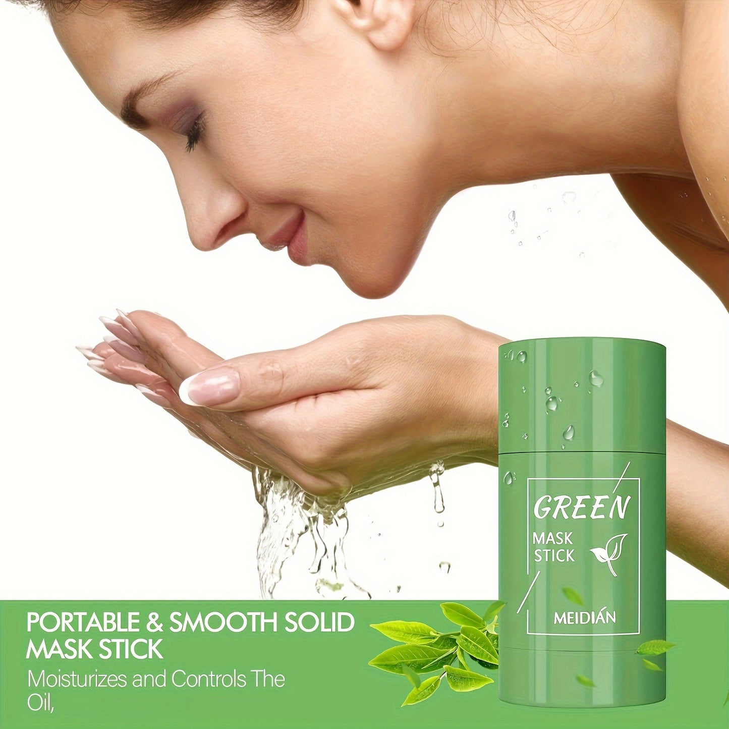 Facial care
Green Tea Mask Stick - Deep Cleansing and Oil Control for All Skin Types - Moisturizes, Tightens, Perfect for Men and Women