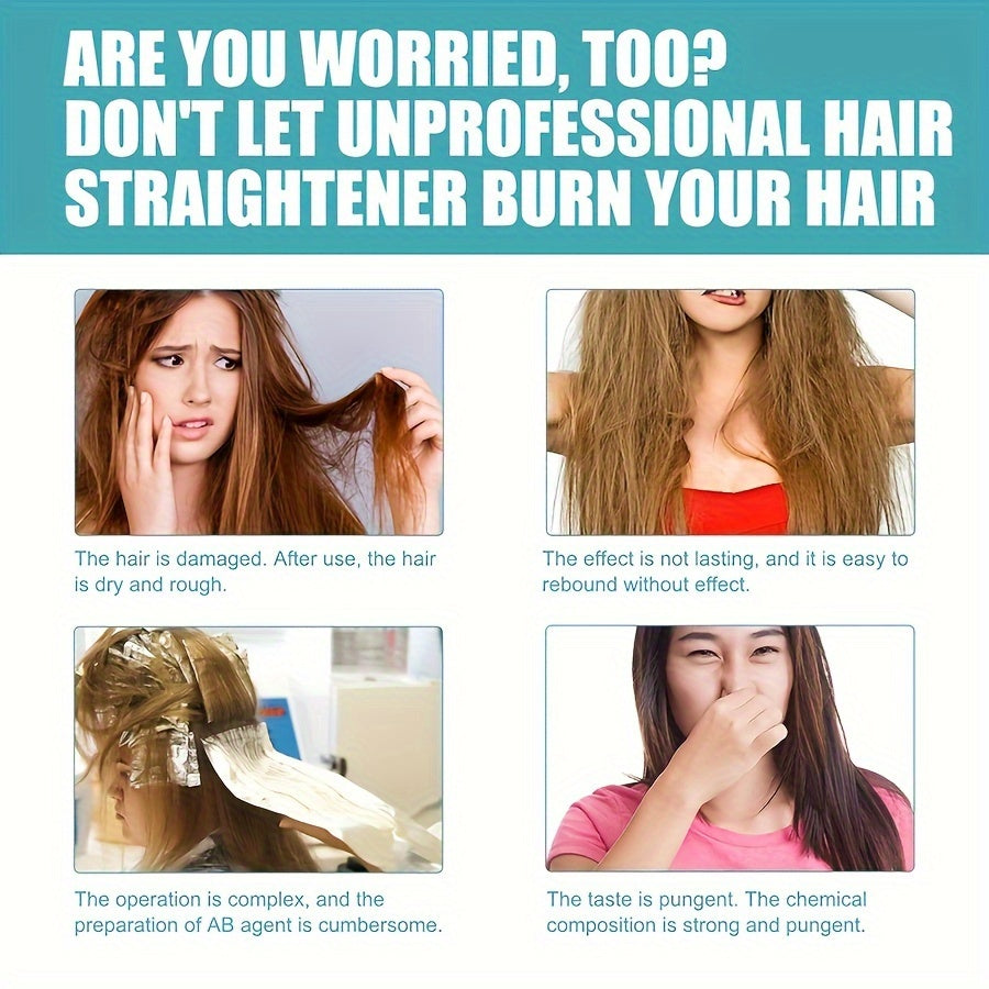 Hair Care
Silk & Gloss Hair Straightening Cream - Protein Correcting, Moisturizing Formula For Thick, Curly Hair Hair Products For Curly Hair Hair Brush For Curly Hair