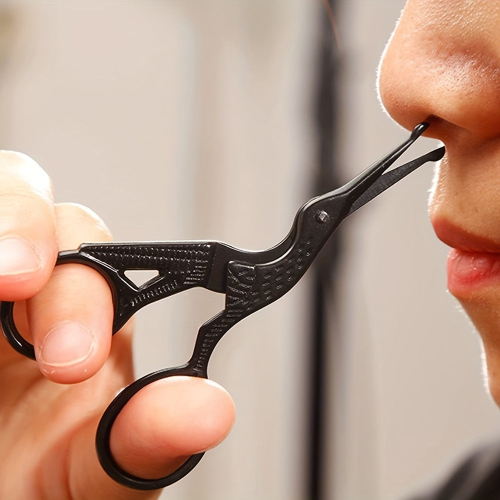 Shave & Hair Removal
Safety Round Head Stainless Steel Nose Hair Scissors, Stork Type Beauty Scissors For Eyebrows, Nose Hair, Beard, Ear Hair, Stainless Steel Eyebrow Scissors, Men And Women Professional Facial Hair Scissors