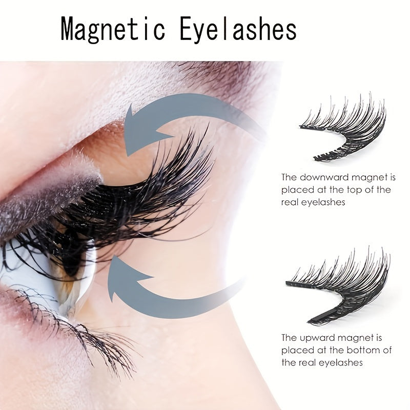 False Eyelashes
Fnaccss Magnetic False Eyelash Set | Hypoallergenic Pair of Reusable Lashes with Professional Eyelash Applicator | Premium Magnetic Lashes Gift Box for Party and Fashion Use