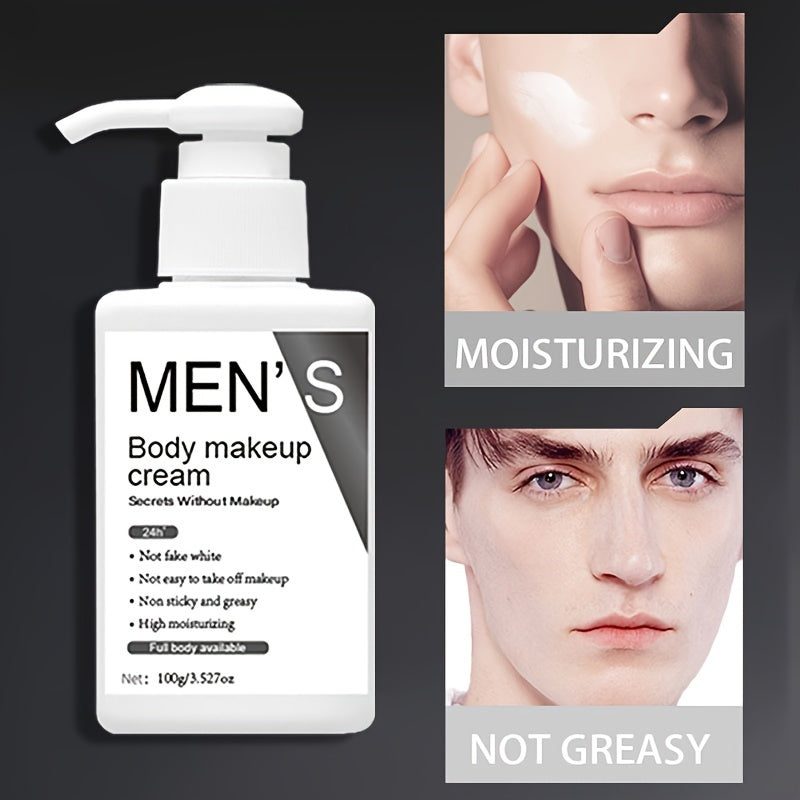 Facial care
EMTERINE Men's Tinted Moisturizer Concealer Cream - Natural Finish, Hypoallergenic, Glycerin-Infused, Long-Lasting, Lightweight, for All Skin Types, Hides Pores & Evens Skin Tone, Easy to Clean, 100g Bottle