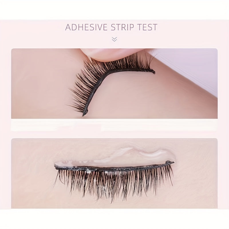 False Eyelashes
40pcs Self Adhesive Lash Glue Strips For False Eyelashes , Glue Free Black Glue Strip With Built - In Eyeliner, Waterproof, Windproof, Reusable Long Lasting Adhesive