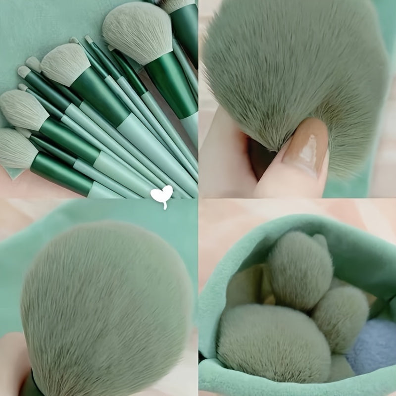 Beauty Tools
13pcs Professional Makeup Brush Set For Foundation, Blush, Concealer & Eyeshadow - Soft Nylon Bristles, Fragrance-Free, Ideal For Beginners To Pros Makeup Brushes Makeup Brush Holder