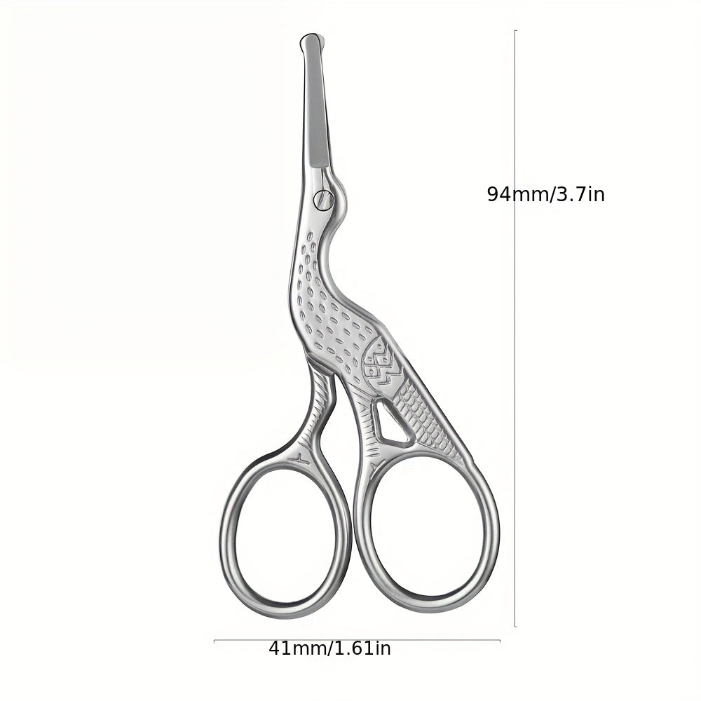 Shave & Hair Removal
Safety Round Head Stainless Steel Nose Hair Scissors, Stork Type Beauty Scissors For Eyebrows, Nose Hair, Beard, Ear Hair, Stainless Steel Eyebrow Scissors, Men And Women Professional Facial Hair Scissors