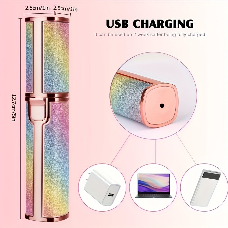 Shave & Hair Removal
Facial Hair Removal For Women, 2-in-1 Electric Eyebrow Trimmer Hair Remover, Painless Epilator Device