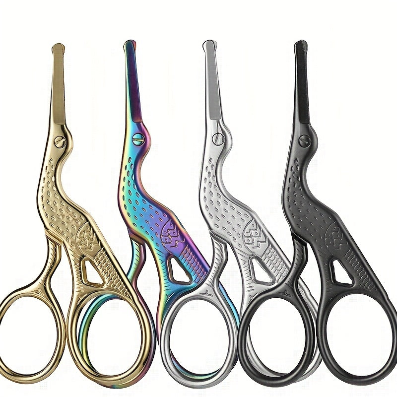 Shave & Hair Removal
Safety Round Head Stainless Steel Nose Hair Scissors, Stork Type Beauty Scissors For Eyebrows, Nose Hair, Beard, Ear Hair, Stainless Steel Eyebrow Scissors, Men And Women Professional Facial Hair Scissors