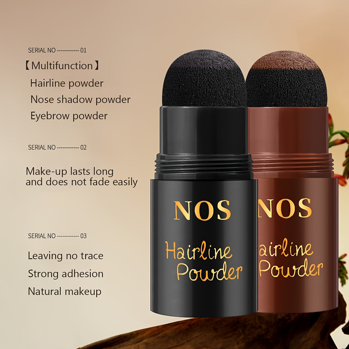 Hair Care
Hairline Concealer Pen Hairline Shadow Powder Stick Waterproof Hair Root Concealer Instantly Camouflage Grey Hair Hairline Shadow Pen