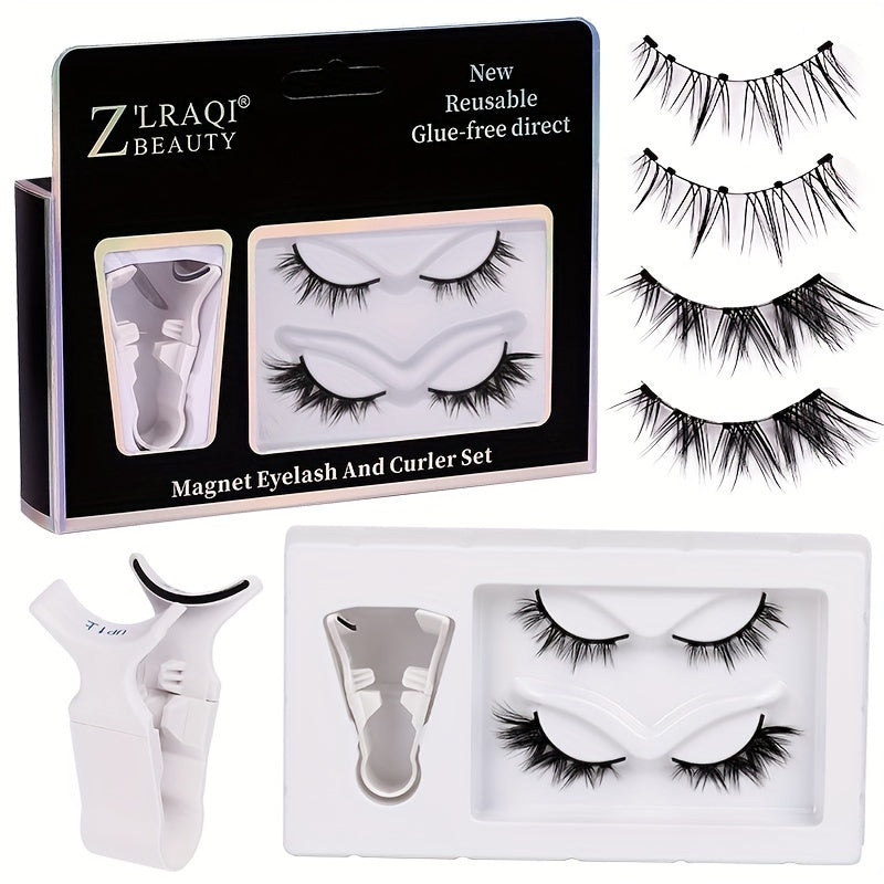 False Eyelashes
Magnetic Eyelashes With A Clip, False Eyelash Set, Glue-free, Comfortable And Safe, Eyelash Extension Easy To Use, Natural Look