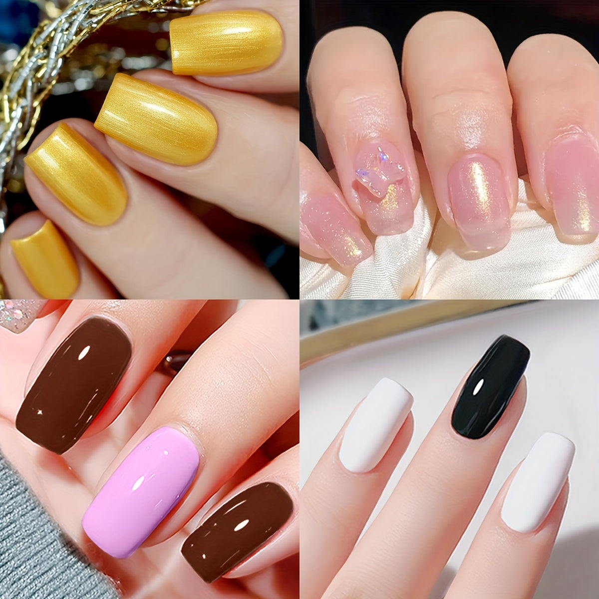 Nails
Gel Nail Polish Set, Long-Lasting Wear, Variety Of Colors For Creative Nail Art