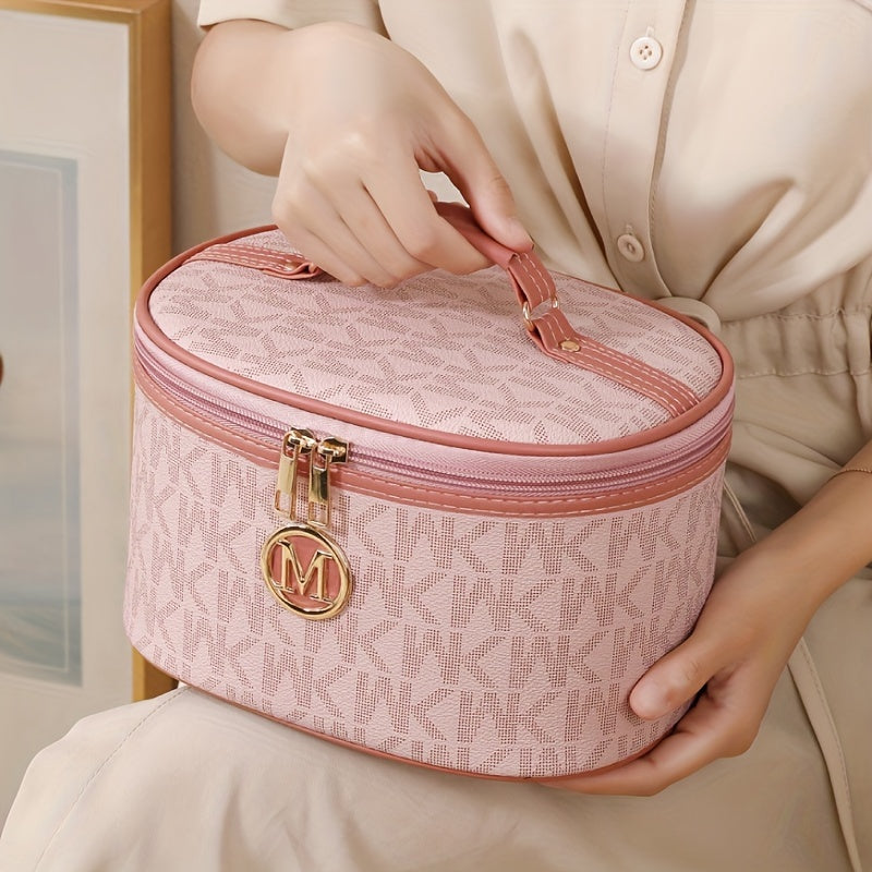 Makeup bags & Storage
Luxury Waterproof Makeup Organizer - Large Capacity, Multi-Functional Travel Cosmetic Bag With Portable Cylinder Design For Women