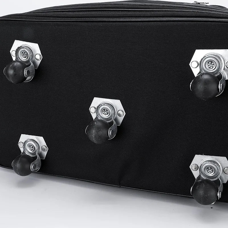 Travel Bag 27 32 42Inch Travelling Pack Wheels For Women Men Expandable Foldable Trolley Luggage Versatile Black Suitcase For Weekend Trip