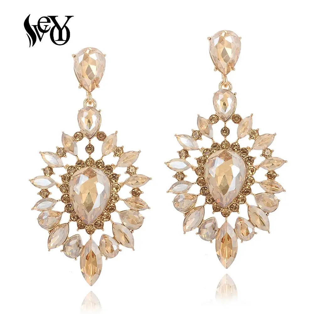 Earring VEYO Crystal Earrings for Women Gift Luxury Drop Earrings New Arrival Wholesale