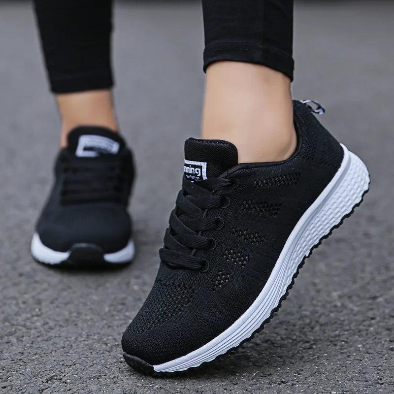Sneaker women Casual Shoes Fashion Breathable Walking Mesh Flat Shoes Woman White Sneakers Women 2024 Tenis Feminino Female Shoes