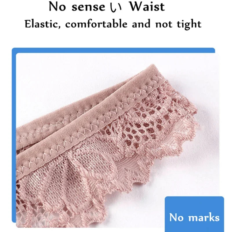Panties
New Sexy Women's Hollow Fashion Low Waist Lace Underwear Female Thongs Panties Briefs Ruffle G String