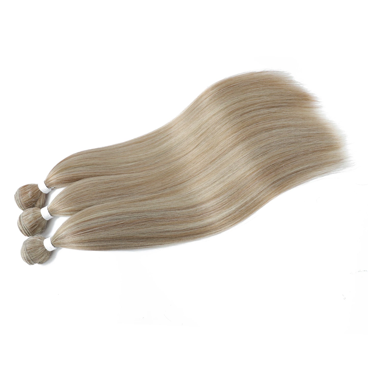 Hair Extensions and Wigs
Piano Blonde Straight Hair Bundles Smooth Hair Extensions Fake Fibers Synthetic Yaki Straight Hair Weaving Full to End Free Ship