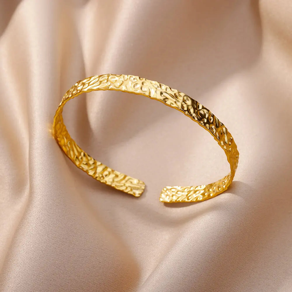 Bracelets Luxury Woman Snake Bracelet for Women Men Vintage Gold Color Stainless Steel Bracelet Luxury Cuff Bracelets Aesthetic Jewelry pulseras mujer