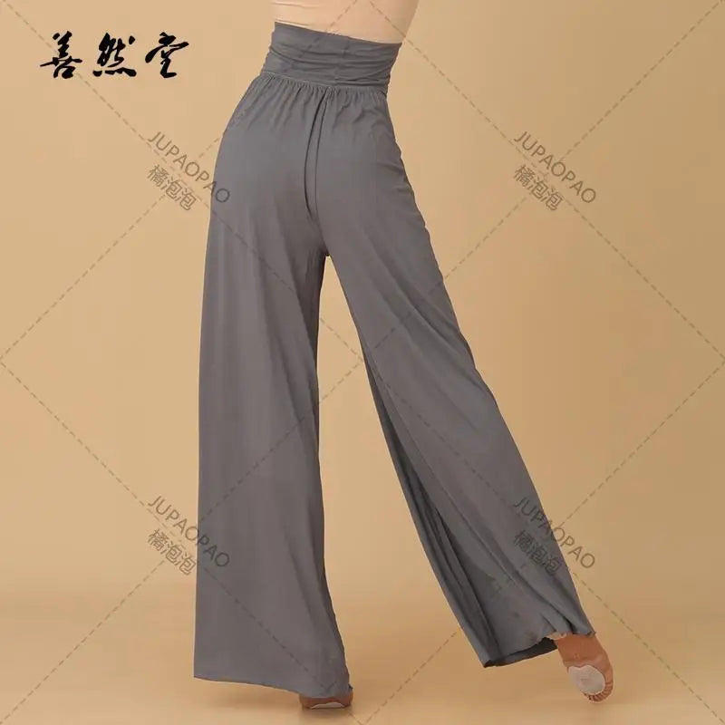 dancers
Dance Trousers Women's Training Suit Straight Tube Wide Leg Trouser Shape Dance Trouser Training Modern Dance Art