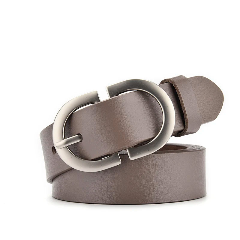 Belts Luxury Belt For Women Pin Buckle Metal Adjustable High Quality Waistband Jeans Girl Fashion Lady Girdle Designer Trend Belts New