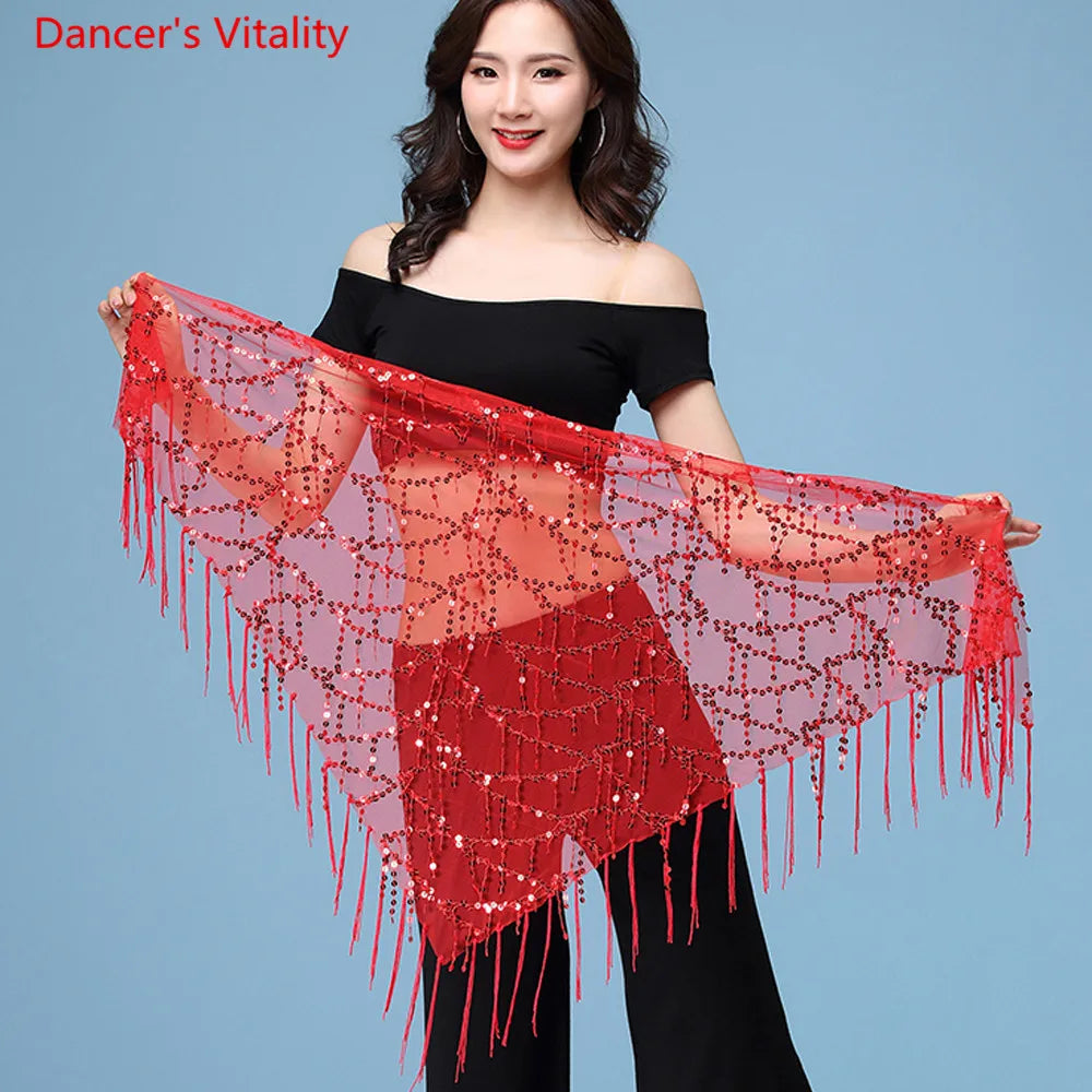 dancers
New style Belly dance costumes sequins tassel indian belly dance hip scarf for women belly dancing belt 11kinds of colors