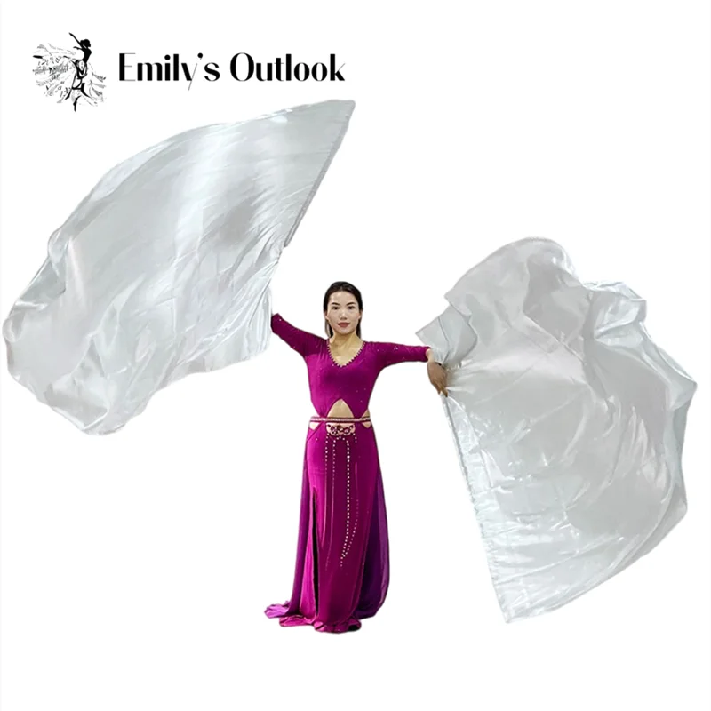 dancers
Hand-Held Worship Angel Isis Wing Semicircle Banner Metallic Praise Flag with Rod Soft Belly Dance Costume Hand Props Evangelism