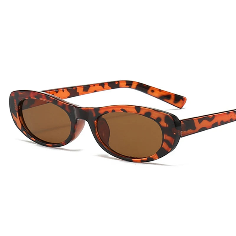 Women's Sunglasses Fashion Cat Eye Sunglasses Women's 2023 New Luxury Brand Small Oval Black Sun Glasses Women Goggle Trends Rectangle Eyewear UV