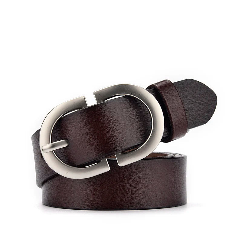 Belts Luxury Belt For Women Pin Buckle Metal Adjustable High Quality Waistband Jeans Girl Fashion Lady Girdle Designer Trend Belts New