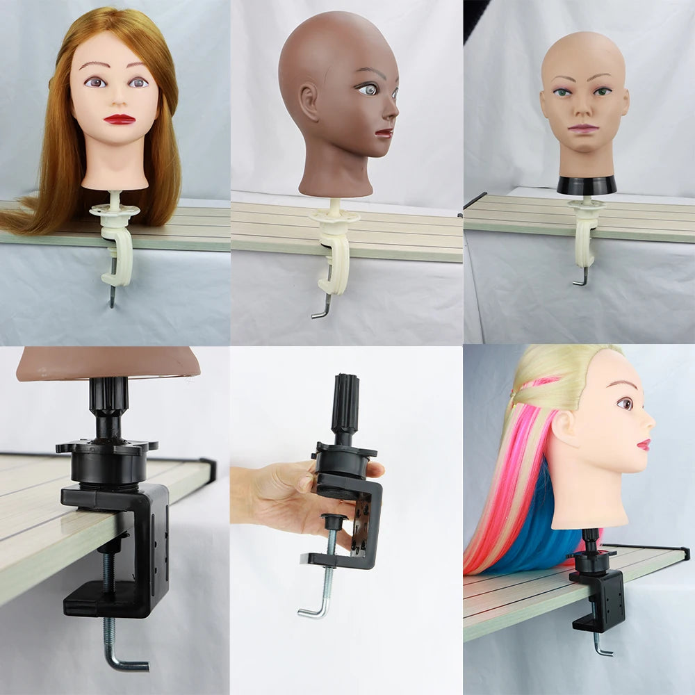 Hair Extensions and Wigs
80cm Female Mannequin Head with Synthetic Hair For Practice Hair Braiding Hairstyles Dolls Hairdressing Styling Training Head