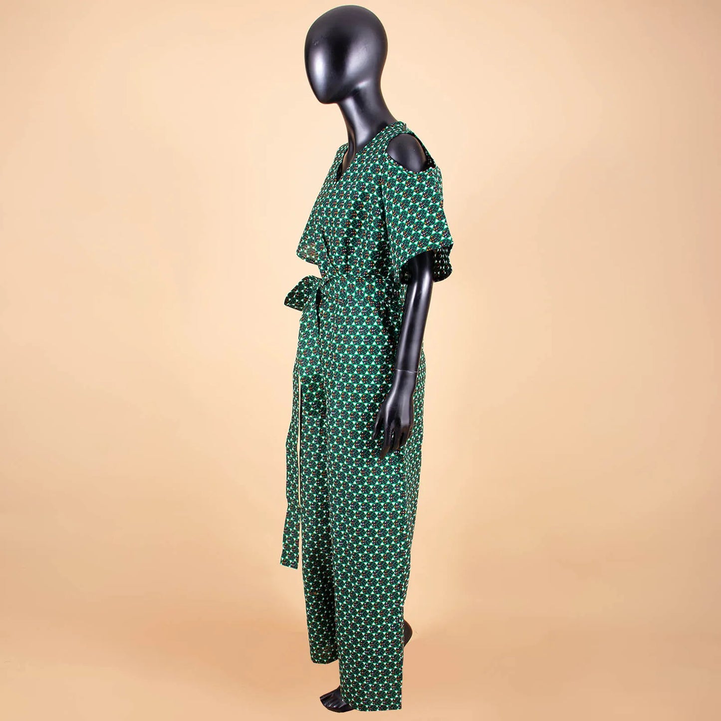 Exotic
AFRIPRIDE African Print Women Jumpsuit V-Neck spring Sexy Romper Wide Leg Pants African Ladies Jumpsuits Rompers S1929003