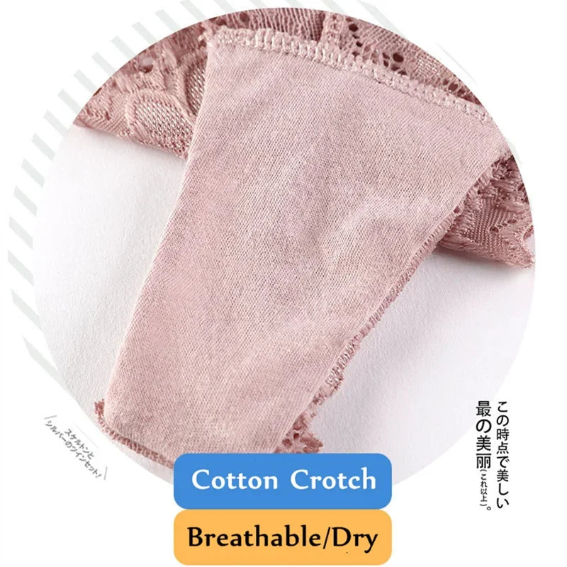 Panties
New Sexy Women's Hollow Fashion Low Waist Lace Underwear Female Thongs Panties Briefs Ruffle G String