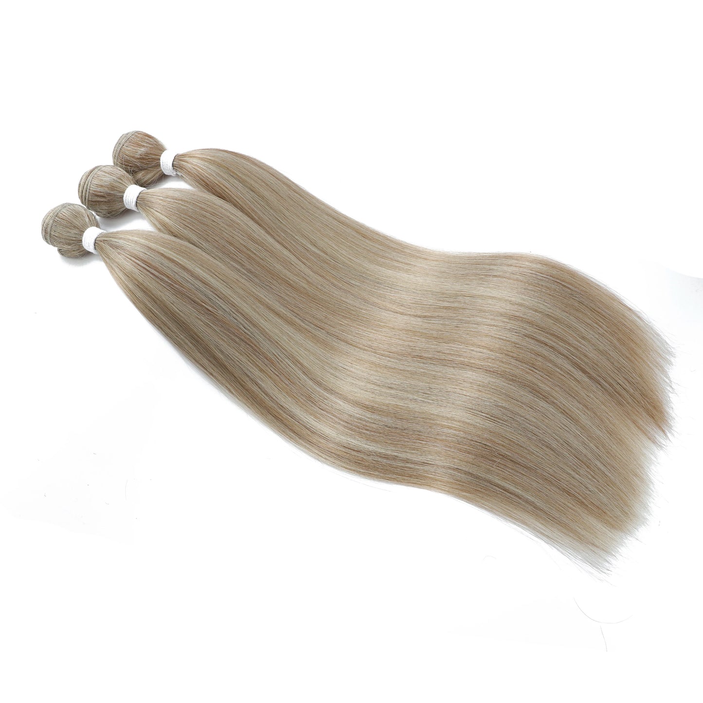 Hair Extensions and Wigs
Piano Blonde Straight Hair Bundles Smooth Hair Extensions Fake Fibers Synthetic Yaki Straight Hair Weaving Full to End Free Ship