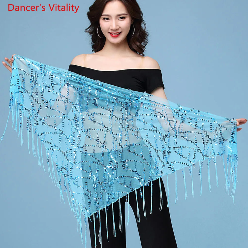 dancers
New style Belly dance costumes sequins tassel indian belly dance hip scarf for women belly dancing belt 11kinds of colors