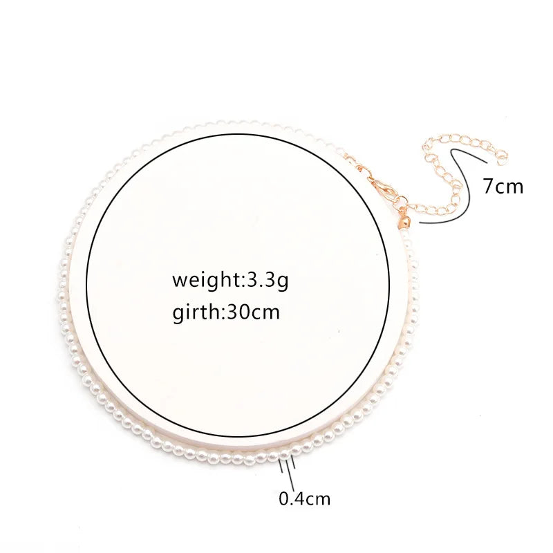 Necklaces Women New Simple Imitation Freshwater Pearl Chain Necklaces For Women Wedding Love Gifts Necklace Fashion Glamour Jewelry Gifts