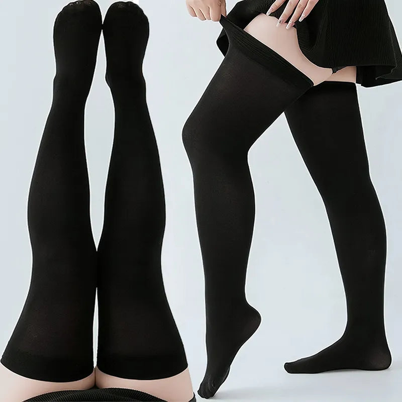 Stockings
Sexy Black White Soild Color Long Socks Women Over Knee Thigh High Over The Knee Stockings Lolita Ladies Girls Warm Knee Socks