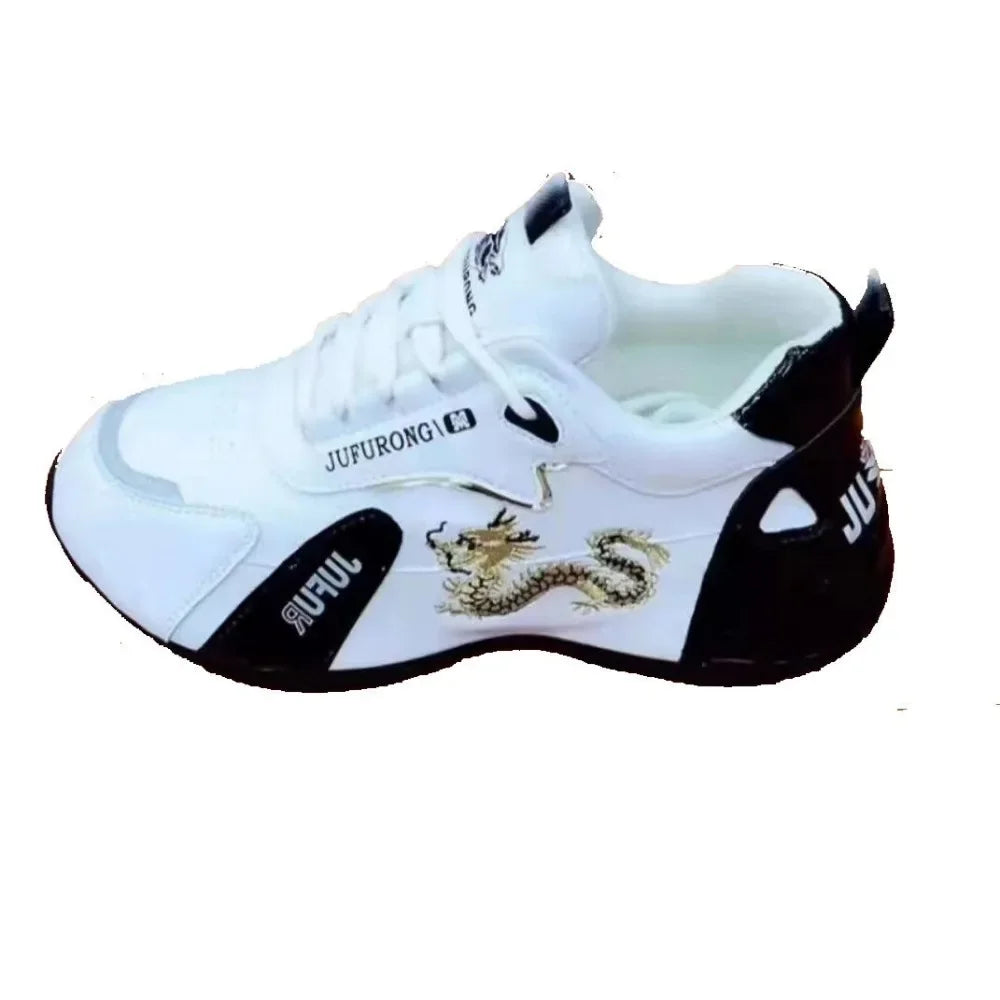 Sneaker women Summer Leather Waterproof Casual Sports Shoes Women Lightweight Breathable Non-slip Platform Shoes