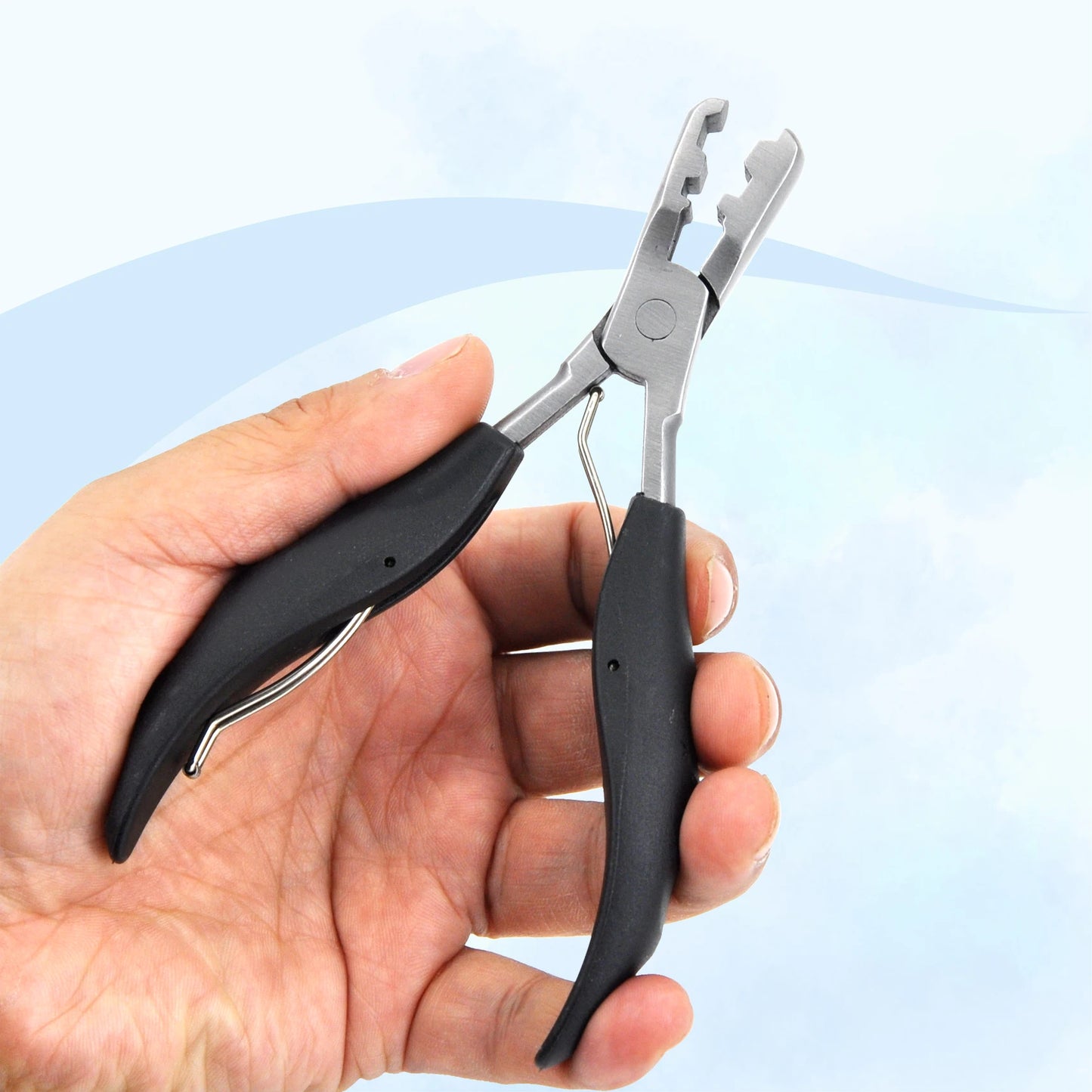 Hair Extensions and Wigs
Hair Extension Remove Tool Fusion Hair Extension Pliers for Keratin Hair Extensions Microlink Beads Tool