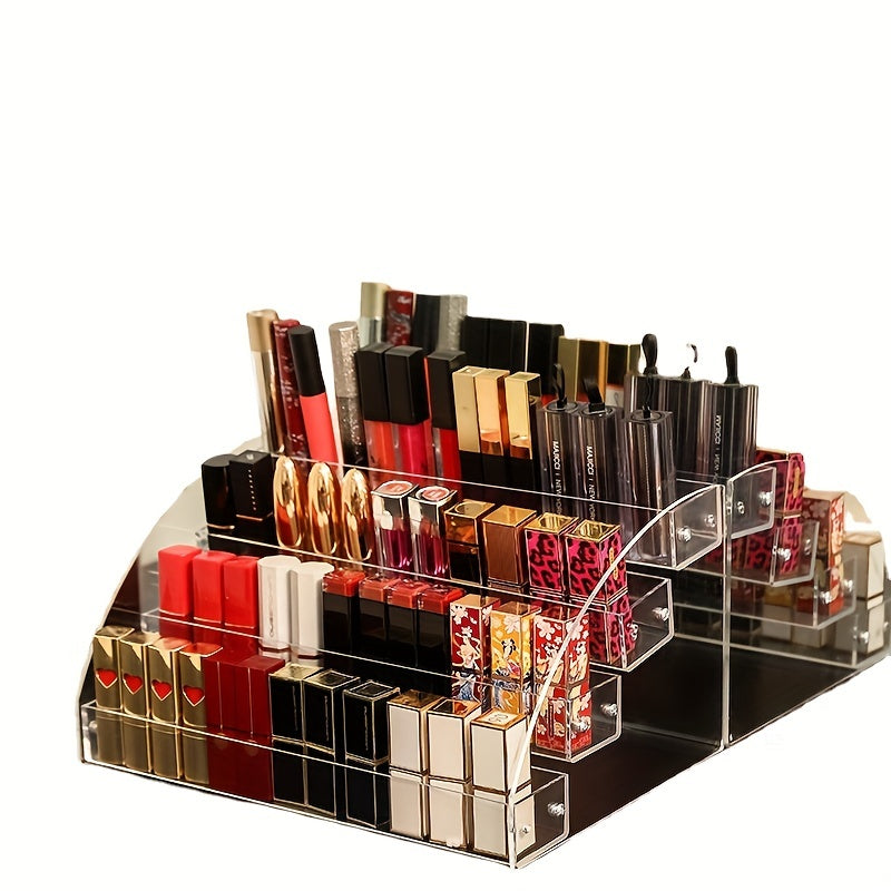 Makeup bags & Storage
Nail Polish Lipstick Organizer, 2/4/6 Tiers Transparent Organizer Storage Case Display Rack Holders For Ink Nail Polish Essential Oil Cosmetic Dropper Bottles