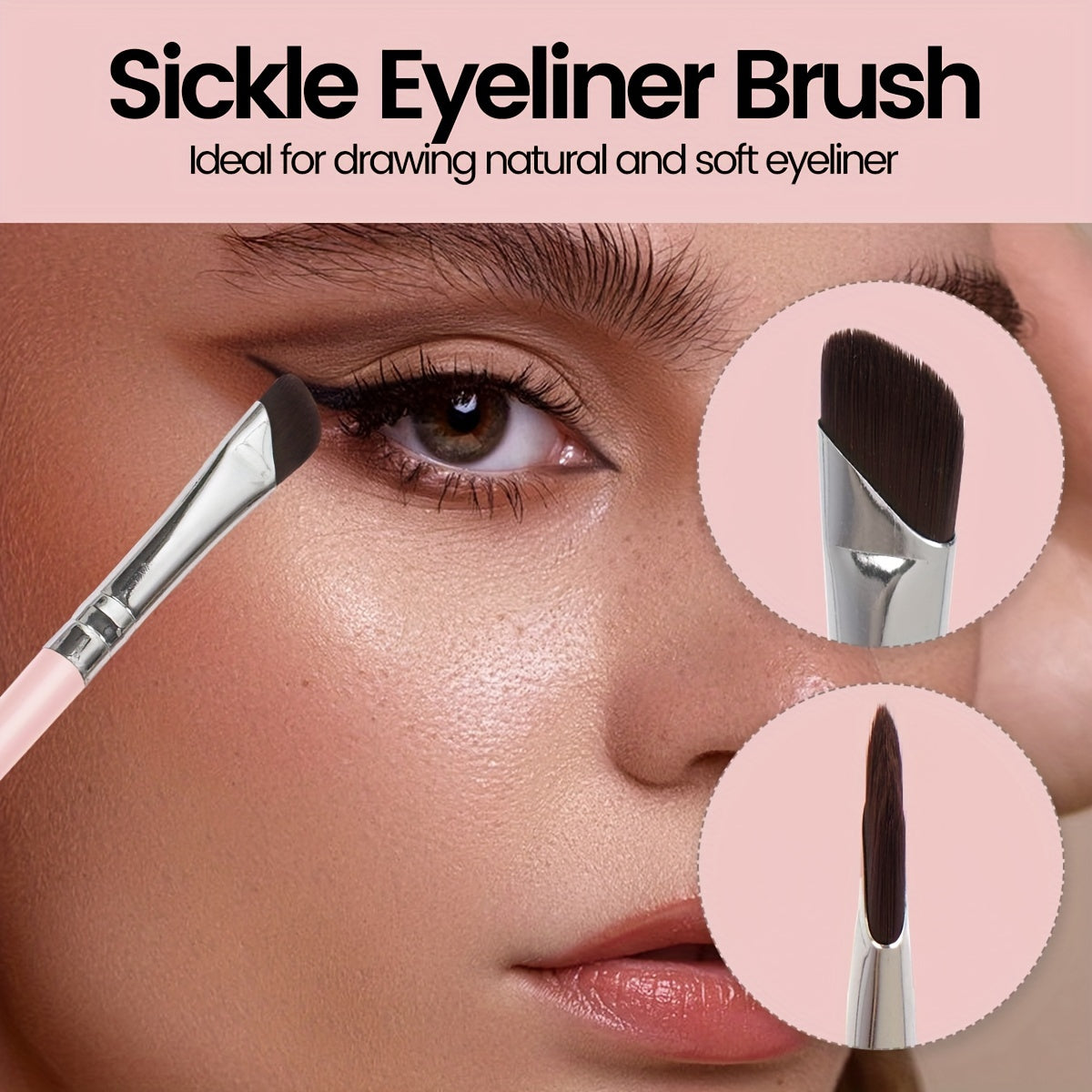 False Eyelashes
Eye Makeup Brush Set, 4pcs Professional Mix Eyeshadow Makeup Brushes, Suitable For Concealing, Brow Drawing & Eyeliner, Various Eye Makeup Brushes Are Great For Beginners And Artists, Portable For Travel