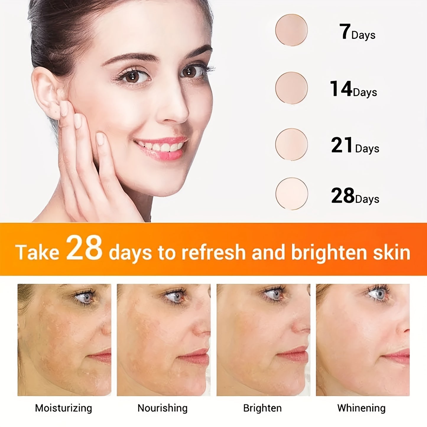 Facial care
Tone Perfecting Facial Cream, Cover Skin Blemishes, Sun Spots, Acne Scars & More - Lightening And Repairing Cream For Men & Women, 50g
