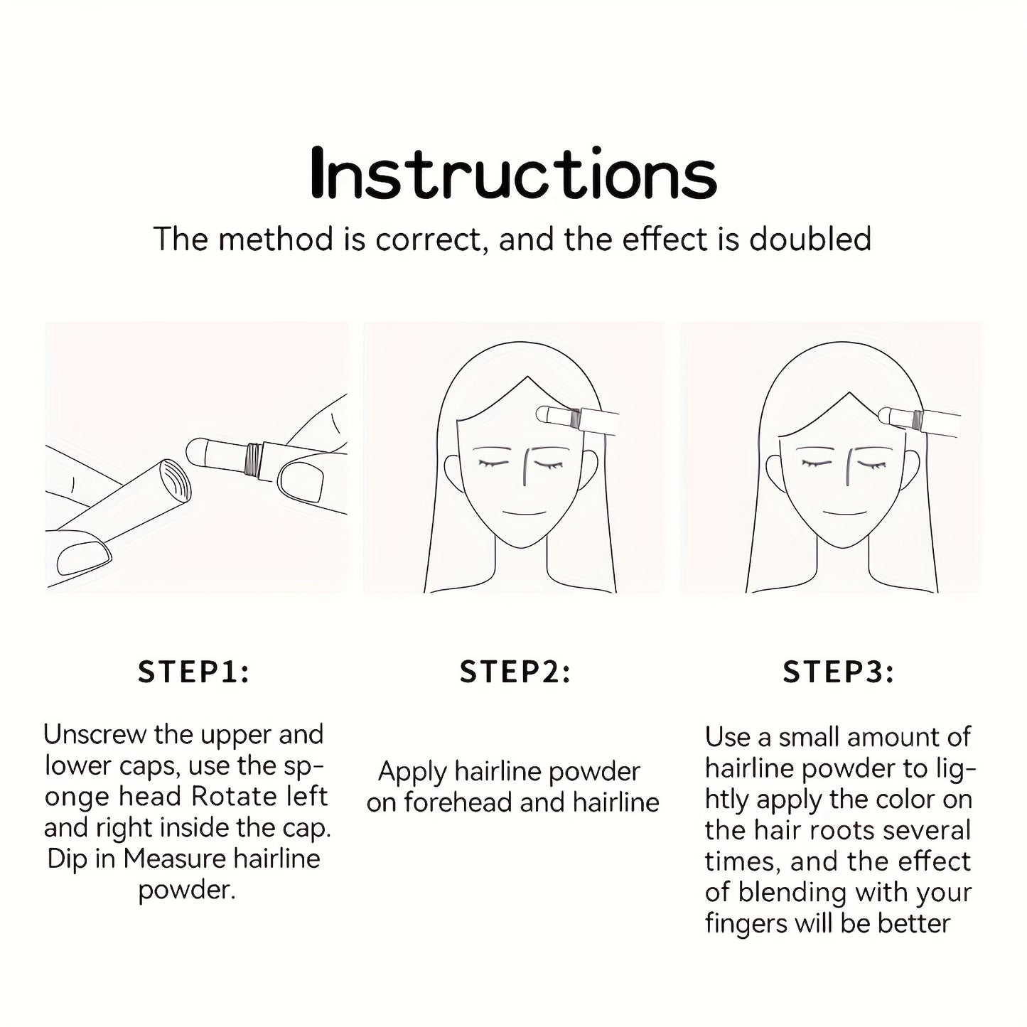 Hair Care
Waterproof Hair Shadow Powder Stick for Instant Root Cover Up and Eyebrow Concealer