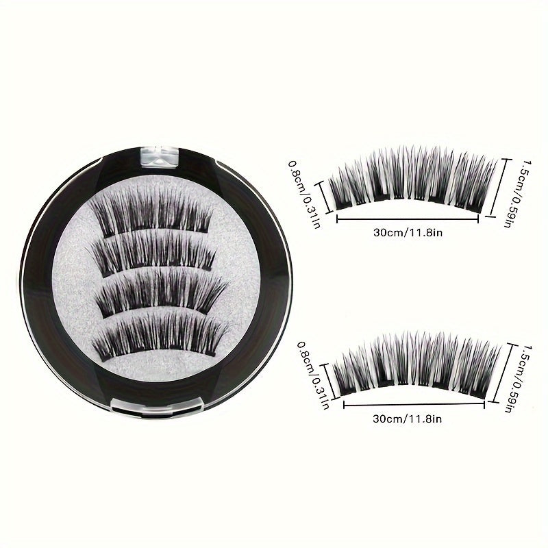 False Eyelashes
Fnaccss Magnetic False Eyelash Set | Hypoallergenic Pair of Reusable Lashes with Professional Eyelash Applicator | Premium Magnetic Lashes Gift Box for Party and Fashion Use