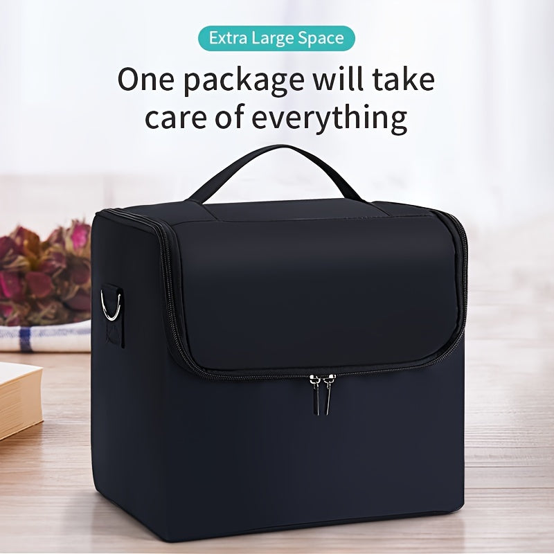 Makeup bags & Storage
Makeup Case Large Makeup Bag Professional Train Case 41.91 Cm Travel Cosmetic Organizer Brush Holder Waterproof Makeup Artist Storage Box