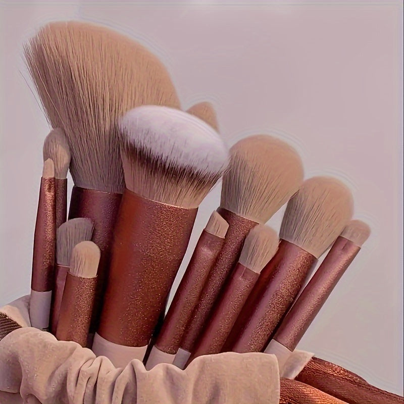Beauty Tools
13Pcs Makeup Brushes Soft Fluffy Professional Foundation Blush Powder Eyeshadow Kabuki Blending Makeup Brush Beauty Tools Valentine's Day Birthday Gift