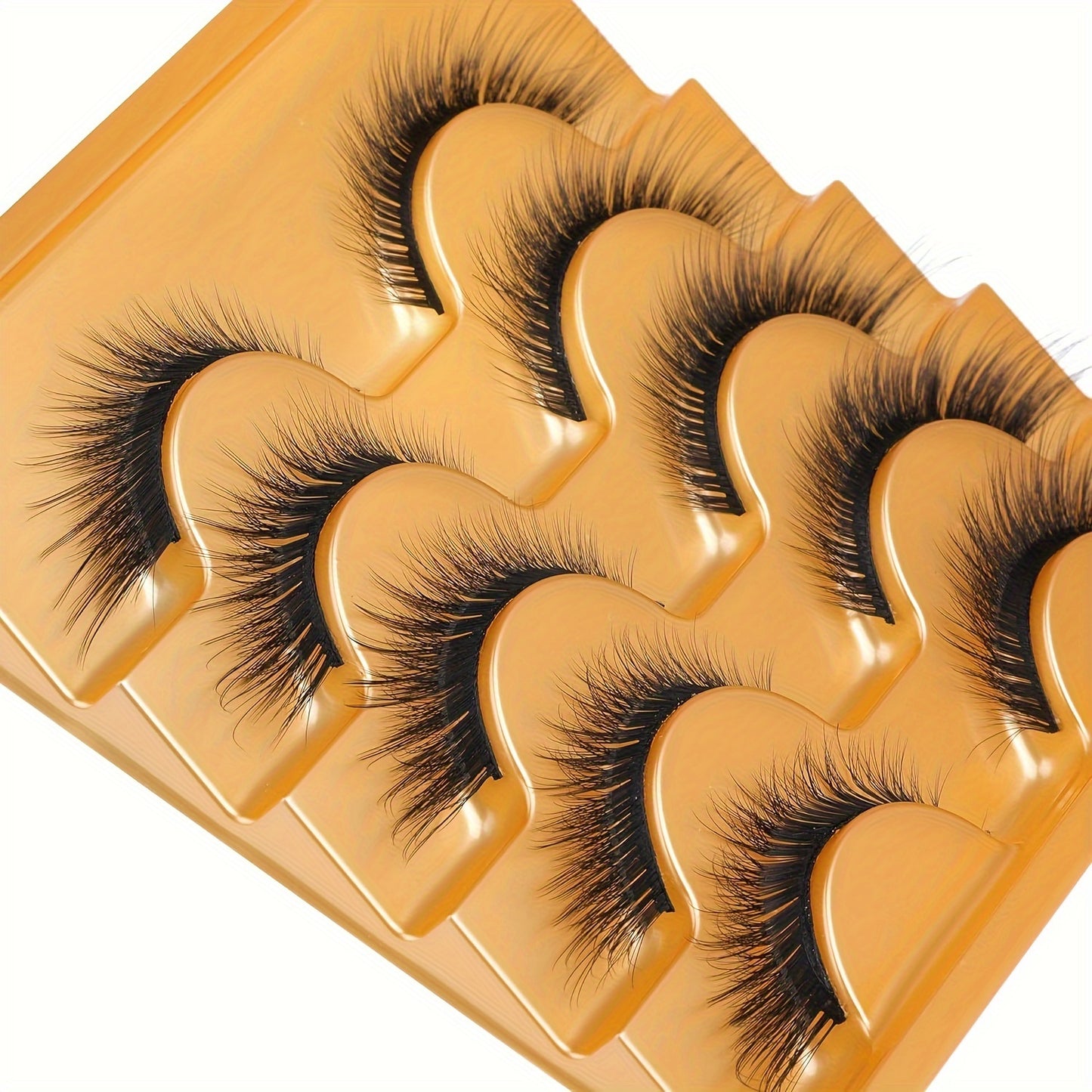False Eyelashes
Fox Eye Cat Eye Lashes Extensions 16mm Natural Look Fluffy Angel Lashes Pack 5/10 Pairs